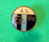 Insigna fotbal - AS "ELECTROMURES" TARGU MURES (varianta 3 / sistem prindere tip brosa)
