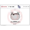 Placute frana BMW 1 Convertible (E88) 12.07-12.13, 1 Coupe (E82) 10.06-10.13, 3 Convertible (E93) 05.06-12.13, 3 Coupe (E92) 01.05-12.13, 3 Touring (, BREMBO