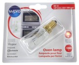 Bec Cuptor W-PRO T29 E14 40W 230V Lumina Calda, Dimmable, Durata 1000h, Compatibil Electrolux, Tub Incandescenta