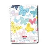 Cumpara ieftin Caiet patratele Herlitz, A4, 100 file cu Spirala, Motiv Enjoy Life