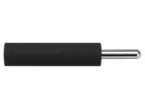 Soclu Banană 4mm 20A Negru Nichelat
