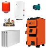 Pachet Centrala pe combustibil solid WarmLine 16kw