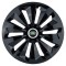 Set 4 capace roti Fox negru R16 Compatibil Cu Land Rover