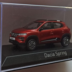 Macheta Dacia Spring 2022 rosu - Norev 1/43