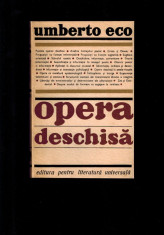 Umberto Eco - Opera deschisa foto