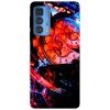 Husa compatibila cu Motorola Edge 20 Lite model Broken Time, Silicon, TPU, Viceversa, Transparent, Carcasa