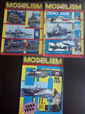 Lot 3 Reviste Modelism an 1993, nr.1,3,4 / C rev P2 foto