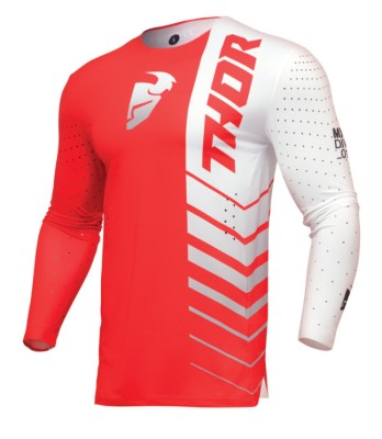 Tricou enduro motocross THOR Prime Analog Red foto