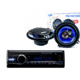 Cumpara ieftin Pachet Radio MP3 player auto PNI Clementine 8524BT 4x45w + Difuzoare auto coaxiale PNI HiFi500, 100W, 12.7 cm