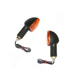 Set semnalizari 12V 21W BAY9S brat lung prindere M8 culoare negru Cod Produs: MX_NEW 7050835MA