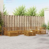 vidaXL Seturi de canapele 8 pcs natural Lemn Solid de Acacia 3373874