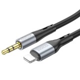 Cumpara ieftin Cablu de conectare audio, Hoco UPA22, Lightning la 3.5 mm tata, 1m, Negru