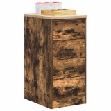 VidaXL Dulap de depozitare de garaj stejar afumat 40x51x85 cm