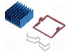 Radiator extrudat, aluminiu, 23mm x 23mm, albastra, Advanced Thermal Solutions - ATS-X53230G-C1-R0