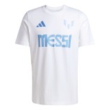 Lionel Messi tricou de bărbați MESSI Name and number white - M, Adidas