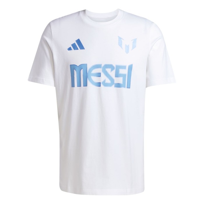 Lionel Messi tricou de bărbați MESSI Name and number white - L