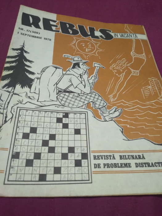 REVISTA REBUS IN VACANTA NR.17/1 SEPTEMBRIE 1978