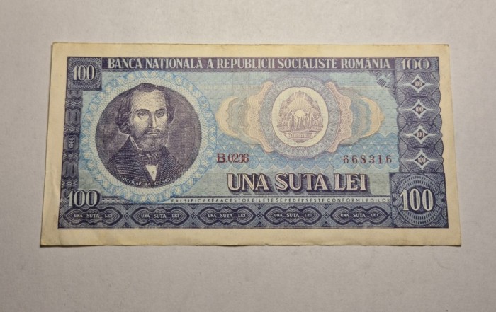 100 lei 1966 XF