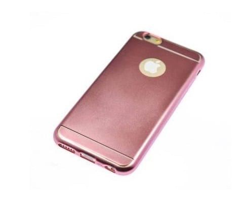 Husa Silicon iPhone 8 iPhone 7 Rose Metal