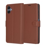 Husa Samsung Galaxy A06 Techsuit Leather Folio, maro