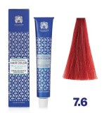 Blond deschis rosiatic 7.6 Vopsea de par cu plex si arginina Valquer 60g