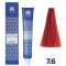 Blond deschis rosiatic 7.6 Vopsea de par cu plex si arginina Valquer 60g