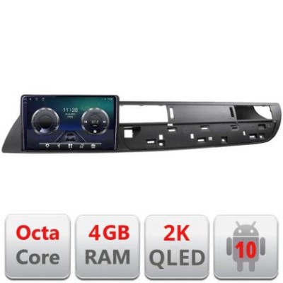 Navigatie Citroen C5 2008-2017 C-C5 Android Octa Core Ecran 2K QLED GPS 4G 4+32GB 360 KIT-C5+EDT-E410-2K CarStore Technology foto