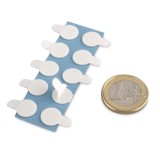 Buline dublu adezive, &Oslash;10 mm, set de 100 bucati