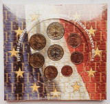 M01 Franta set monetarie EURO 8 monede 2000 - sigilat - UNC, Europa