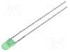 Dioda LED, 3mm, verde, 8...32mcd, 20mA, 2,2...2,5V, KINGBRIGHT ELECTRONIC - L-934GD