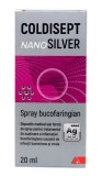 Spray pentru gat Coldisept NanoSilver, 20ml, Arkona