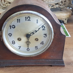 ceas semineu englez, functionare foarte buna. model 1920-1930.