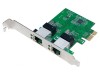 Card Extensie PCIe RJ45 x2 Wake-On-LAN Full Duplex, Logilink