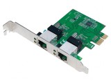 Card Extensie PCIe RJ45 x2 Wake-On-LAN Full Duplex