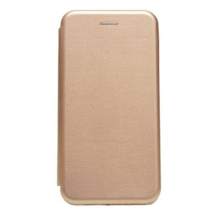 Husa Book OC Piele Ecologica pentru Samsung Galaxy S20 FE/S20 FE 5G Rose Gold