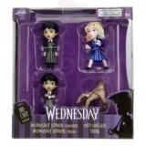 JADA WEDNESDAY SET 4 FIGURINE METALICE 6.5CM
