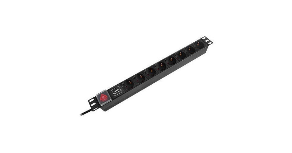 PDU RACK 19 INCH 8 PRIZE SWITCH 16A 2M Emtex PDU RACK 19 INCH 8 PRIZE ...