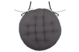 Pernă De Scaun Ronde Duo Gri/Perla 38X38 Cm, Culoare Gri/Perlă, 100% Bumbac