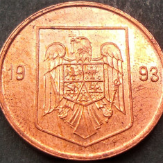 Moneda 1 LEU - ROMANIA, anul 1993 *cod 1969 = luciu A.UNC