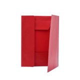 Mapa plastic A4 cu elastic rosu