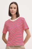 United Colors of Benetton tricou din bumbac femei, culoarea rosu, 33FND2011