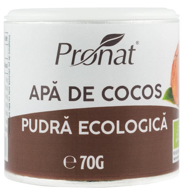 Pudra de Apa de Cocos Bio 70 grame Pronat foto