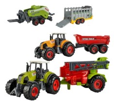 Set 6 utilaje agricole de jucarie foto