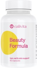 Beauty Formula Supliment Alimentar pentru Frumusete, Regenerează şi Fortifică Structura Firului de Păr (60 Tablete) - Calivita