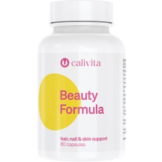 Beauty Formula Supliment Alimentar pentru Frumusete, Regenerează şi Fortifică Structura Firului de Păr (60 Tablete) - Calivita