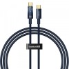 Cablu Date si Incarcare USB-C - USB-C Baseus Explorer, 100W, 1m, Bleumarin P10319704321-00