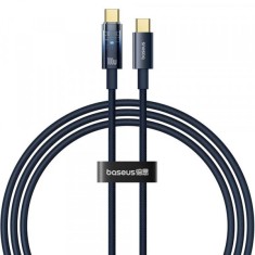 Cablu Date si Incarcare USB-C - USB-C Baseus Explorer, 100W, 1m, Bleumarin P10319704321-00