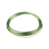 Sarma aluminiu pentru decoratiuni, diametru 1 mm, lungime 10 m, Verde deschis