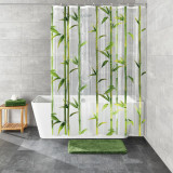 Kleine Wolke Perdea de duș &bdquo;Bamboo&rdquo;, 180x200 cm, verde
