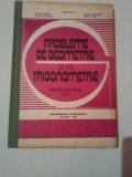 PROBLEME DE GEOMETRIE SI TRIGONOMETRIE PENTRU CL. a IX-a si a X - a ~ COLECTIV